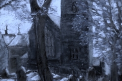 104. Haworth Church Gravestones - prints available in colour and black and white.